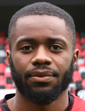 Foto de Cédric Makutungu, jugador de Dijon FCO en la posición de Lateral izquierdo