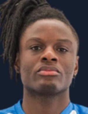 Foto de Durell Bilendo Duma, jugador de GFC Ajaccio en la posición de Defensa central