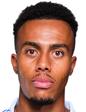 Foto de Guéla Doué, jugador de RC Strasbourg en la posición de Lateral derecho