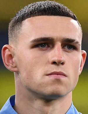 Foto de Phil Foden, jugador de Manchester City en la posición de Extremo derecho